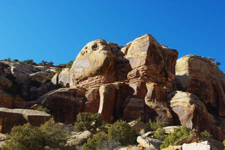 Rocks near Canyonlands National Park, Utahの写真素材