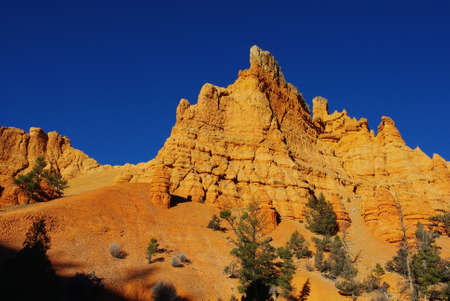Orange rocks in Casto Canyon, Utah