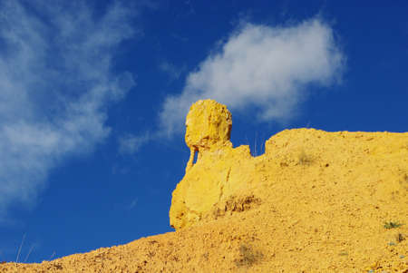 Bizarre rock in Bryce Canyon, Utah