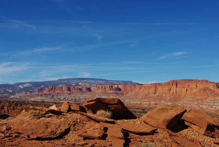 Orange rocks and Utah scenery