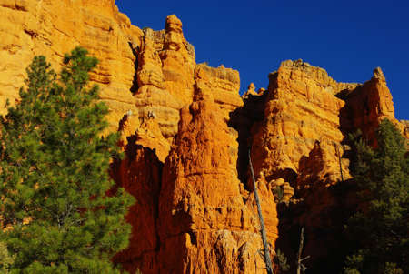 Green, orange and blue, Utahの写真素材