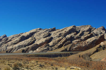 Scenery along I-70, Utahの写真素材
