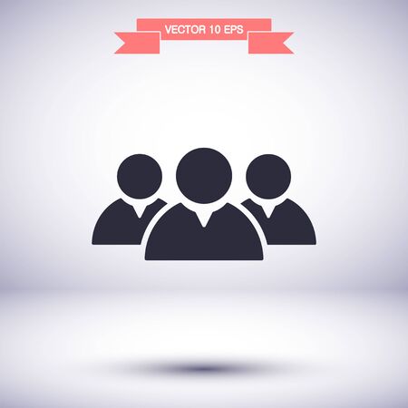 Vector icon  Flat design Lorem ipsumのイラスト素材