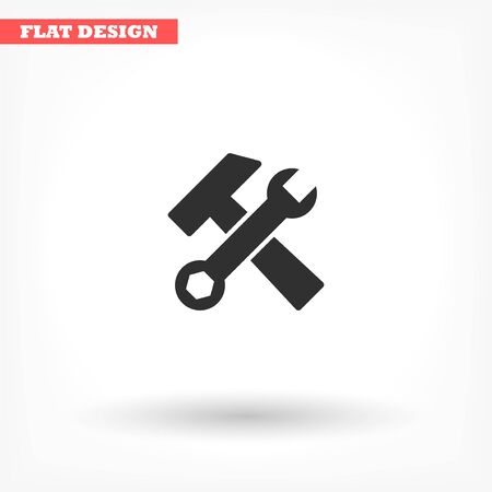 Vector icon design flat iconのイラスト素材