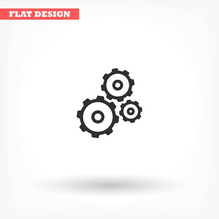 Vector icon design flat iconのイラスト素材