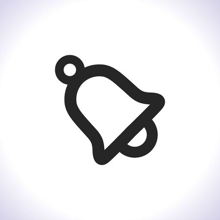 Bell Vector icon. Lorem Ipsum Illustration designのイラスト素材
