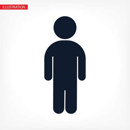man laptop vector icon. lorem ipsum 10 EPS Designのイラスト素材