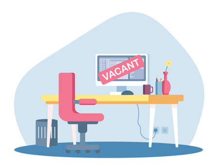 Vacant place for system administrator advertisingのイラスト素材