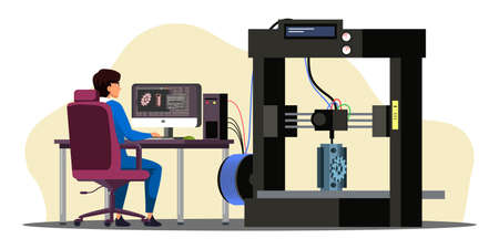 Professional equipment for advertising agency. Vector illustrationのイラスト素材