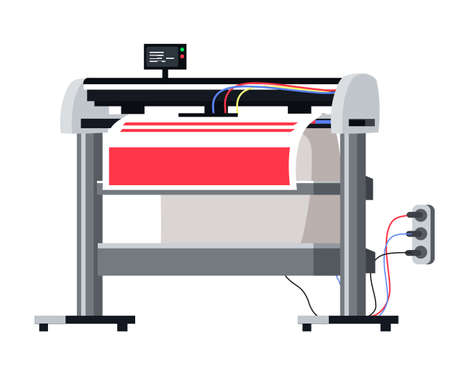 Vector illustration professional equipment for advertising agencyのイラスト素材