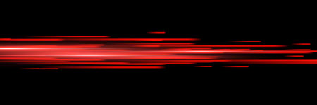 Abstract light speed effect lines on black background. Game futuristic shiny pattern with flowing...