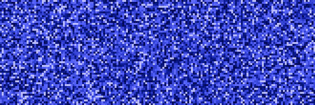 Pixel texture background. Abstract noise dot square different shades of blue pattern. Pixel chaos grain backdrop of bad digital signal. Blue disco ball. Digital vector illustrationのイラスト素材