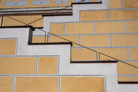 Steps at an old historic building