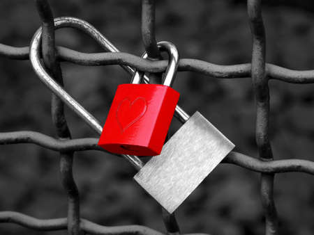 Love Locksの写真素材