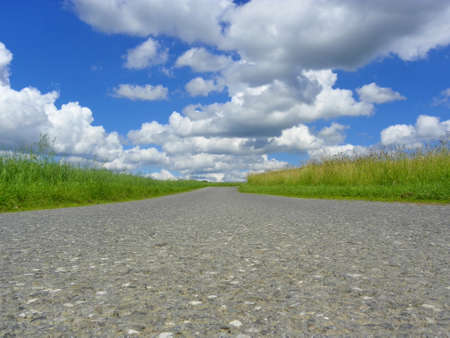 Country Roadの写真素材