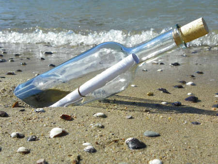 Message in a bottleの写真素材