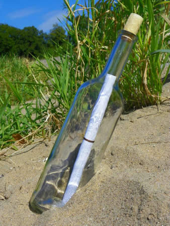 Message in a bottleの写真素材
