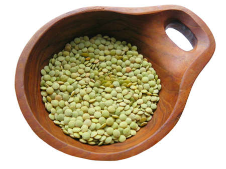 Green lentilsの写真素材