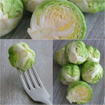 Brussels sproutsの写真素材