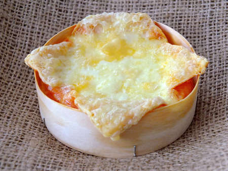 Image of baked swiss cheeseの写真素材