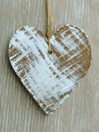 Image of a wooden heartの写真素材