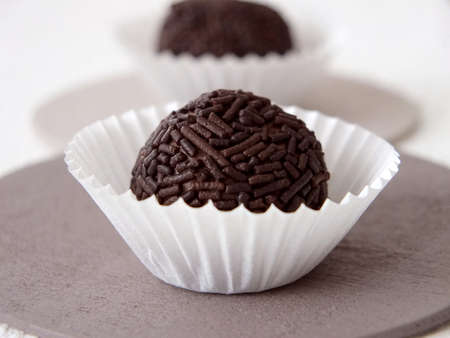 Image of chocolate rum ballの写真素材