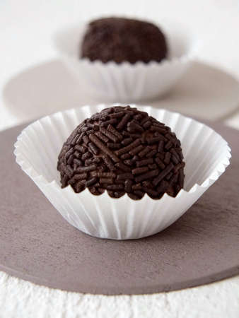 Image of chocolate rum ballの写真素材