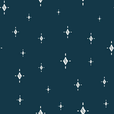 Dark blue starry night stardust pattern repeat fabric print background