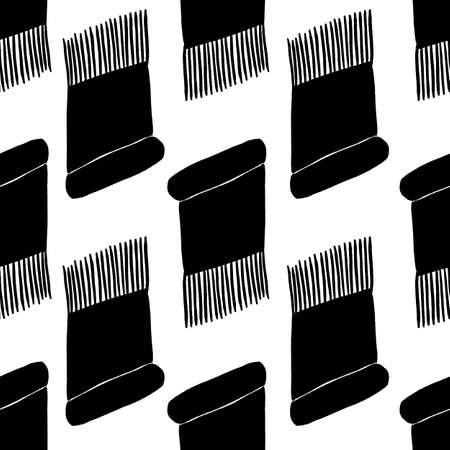 Open faixa castellera. Human tower Catalan tradition surface design pattern repeatのイラスト素材
