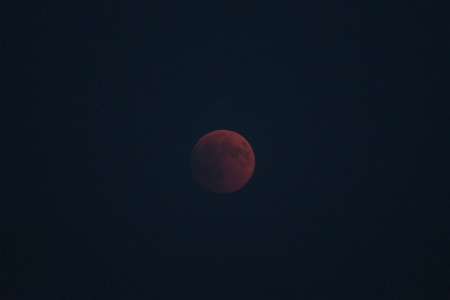 Bloodmoon, Lunar Eclipse 2017の写真素材