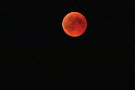 Bloodmoon, Lunar Eclipse 2017の写真素材