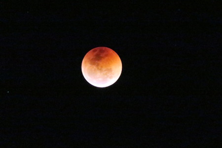Bloodmoon, Lunar Eclipse 2017の写真素材