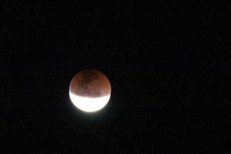 Bloodmoon, Lunar Eclipse 2017の写真素材