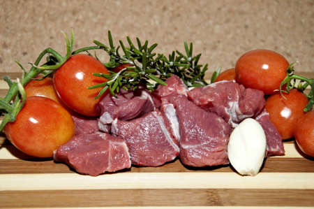 Beef stew with rosemary and garlic