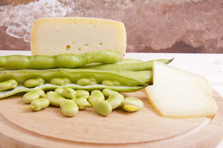 beans with fresh leaves from the orchard to the consumerの写真素材