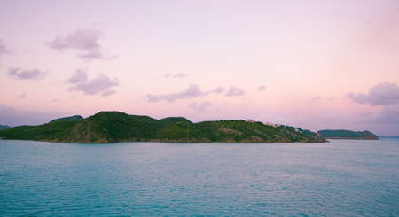 Saint John's harbor at sunrise - Antigua and Barbuda - Caribbean Seaの写真素材