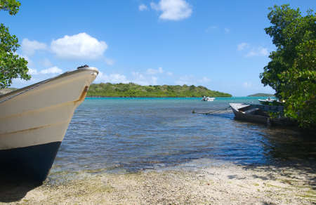 Antigua island and coastline - Saint John's - Antigua and Barbuda - Caribbean tropical seaの写真素材