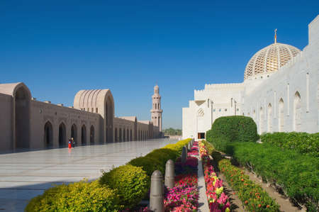 Sultan Qaboos Grand Mosque - Muscat - Omanのeditorial素材