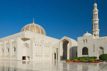 Sultan Qaboos Grand Mosque - Muscat - Omanのeditorial素材
