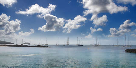 Anse Mitan - Fort-de-France - Martinique - Tropical island of Caribbean Seaの写真素材