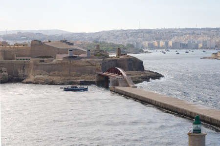 Fort Saint Elmo - Valletta waterfront - Maltaのeditorial素材