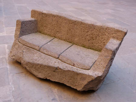 Stone sofaの写真素材