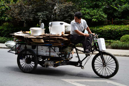 Private transportation in Beijing, chinaのeditorial素材