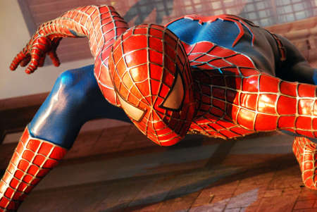Madame Tussauds wax museum: Spider-manのeditorial素材