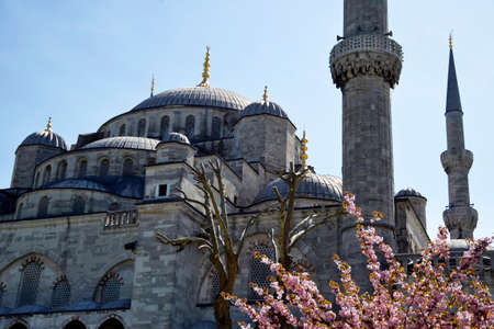 Hagia Sophia mosque in Istanbul. Famous Byzantine Church