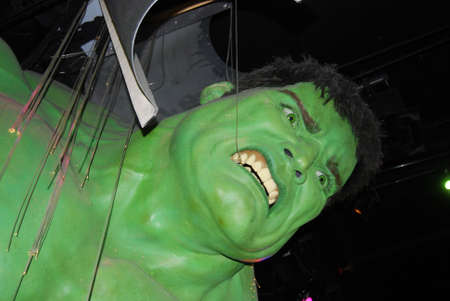 Madame Tussauds Wax Museum: The incredible Hulkのeditorial素材