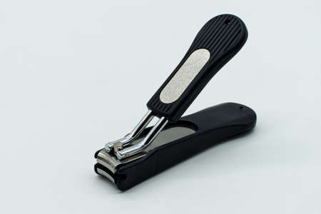 Nail clipper isolated on white background.の写真素材