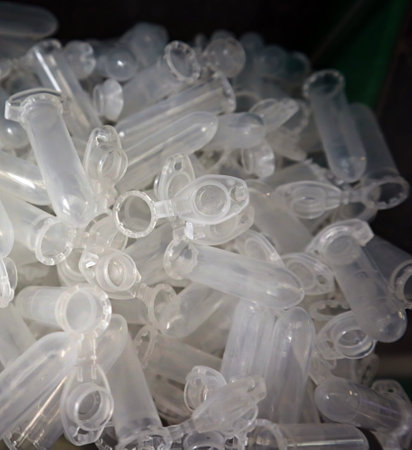 Plastic Microtubes 2 ml. in a transparent box.