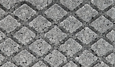 Polystyrene cells foam view as background