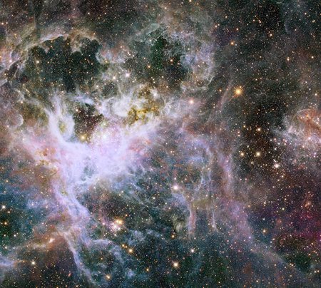The Tarantula Nebula in Large Magellanic Cloud. Universe science astronomy.の写真素材